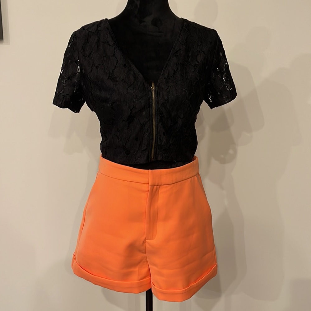 High waisted shorts